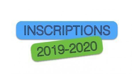 Inscriptions Saison 2019-2020